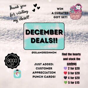 ❄️☃️DECEMBER 2025 PROMOS & INFO!☃️❄️ (don't buy this listing)